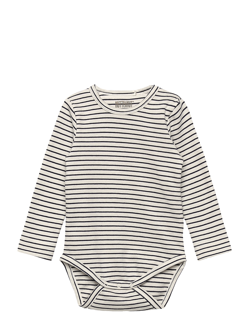 Huttelihut - Body LS YD Stripe - pikkade varrukatega bodid - navy blazer - 0