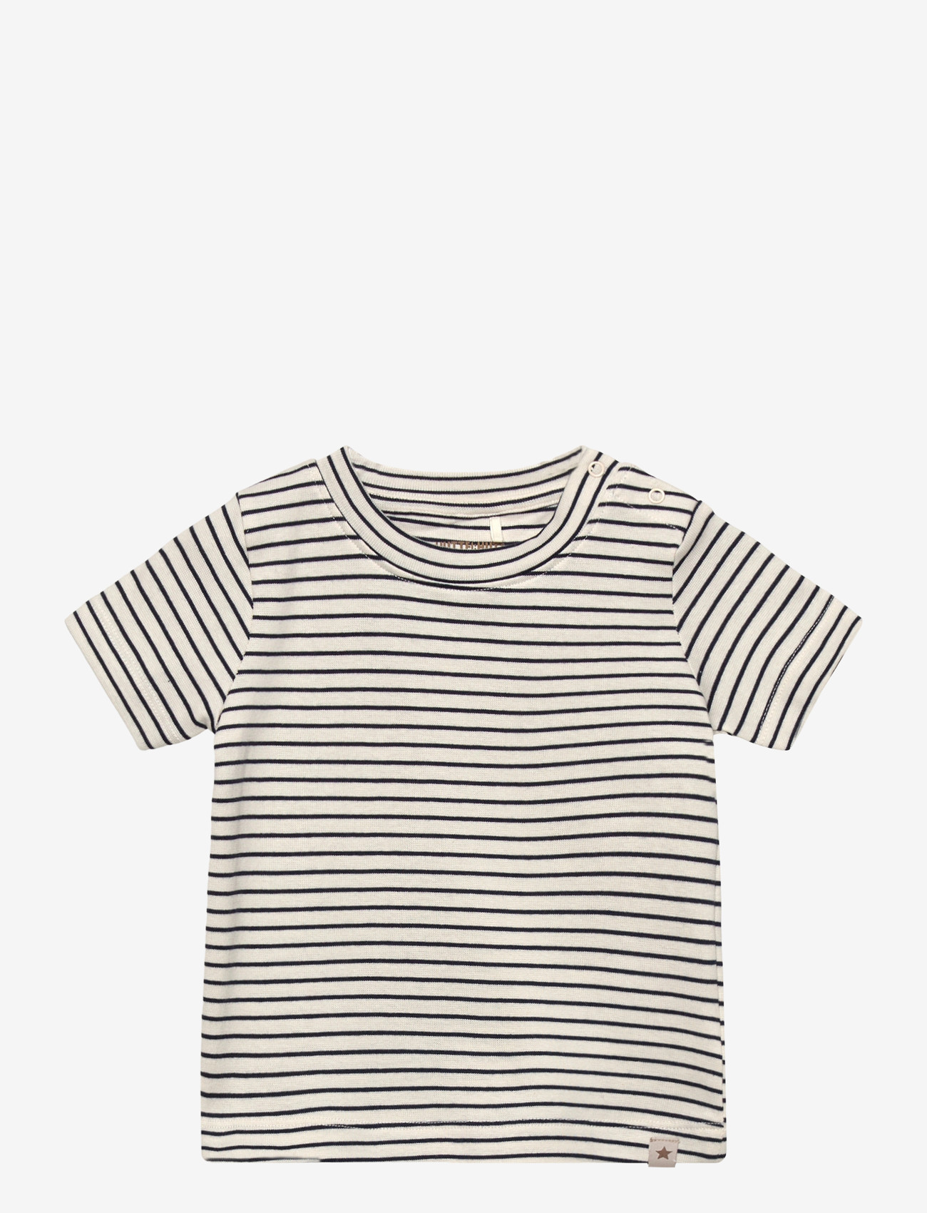 Huttelihut - T-shirt SS YD Stripe - kortærmede t-shirts - navy blazer - 0