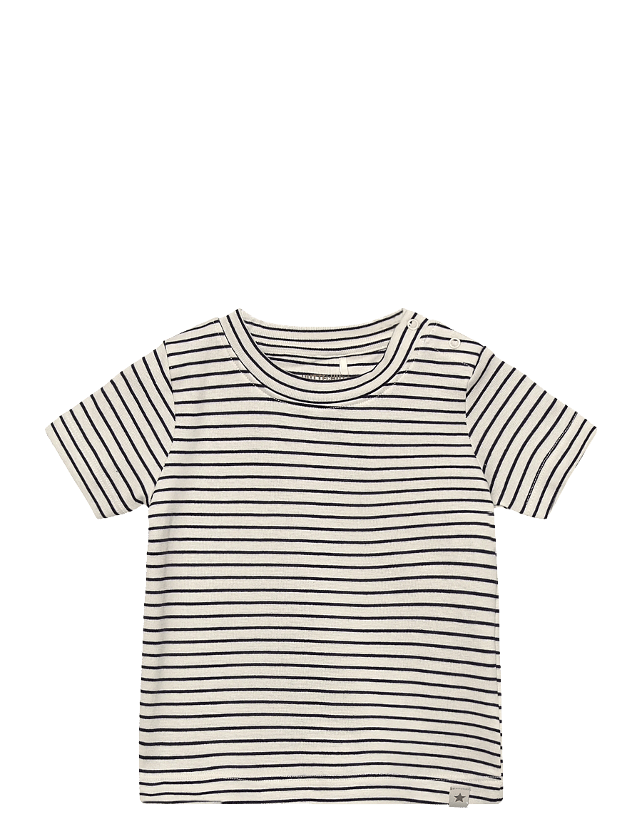 Huttelihut - T-shirt SS YD Stripe - lühikeste varrukatega t-särgid - navy blazer - 0