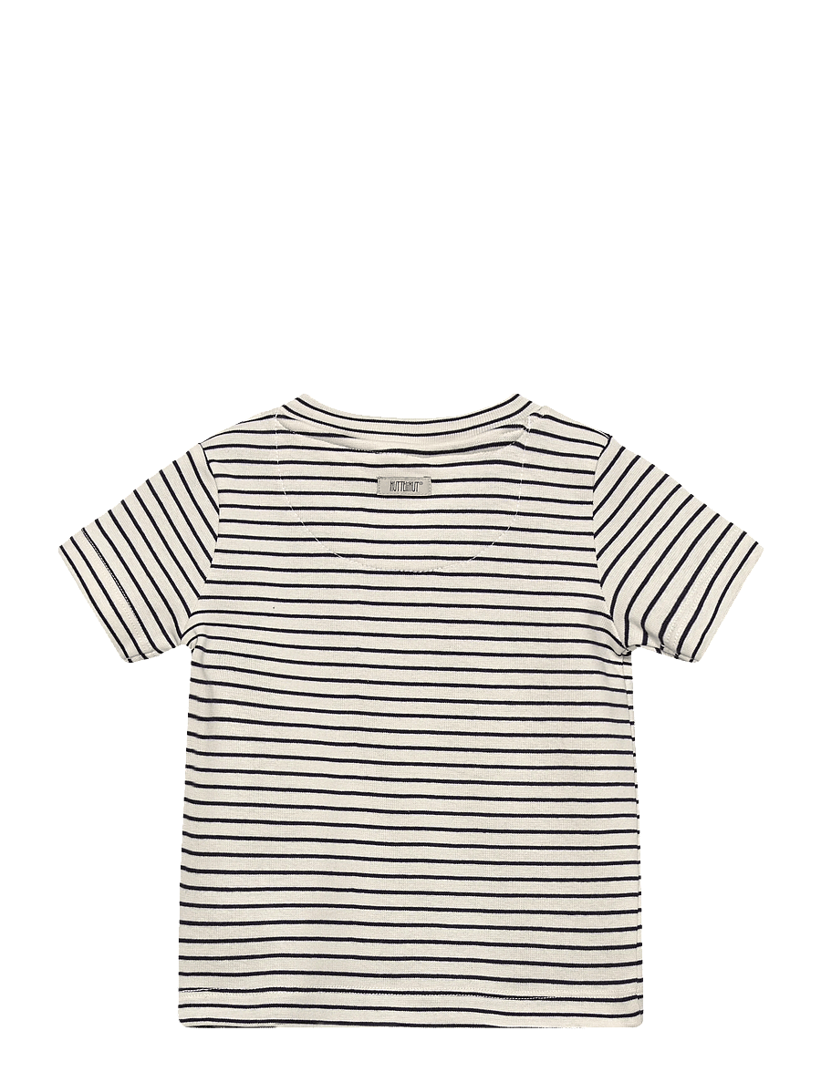 Huttelihut - T-shirt SS YD Stripe - lühikeste varrukatega t-särgid - navy blazer - 1
