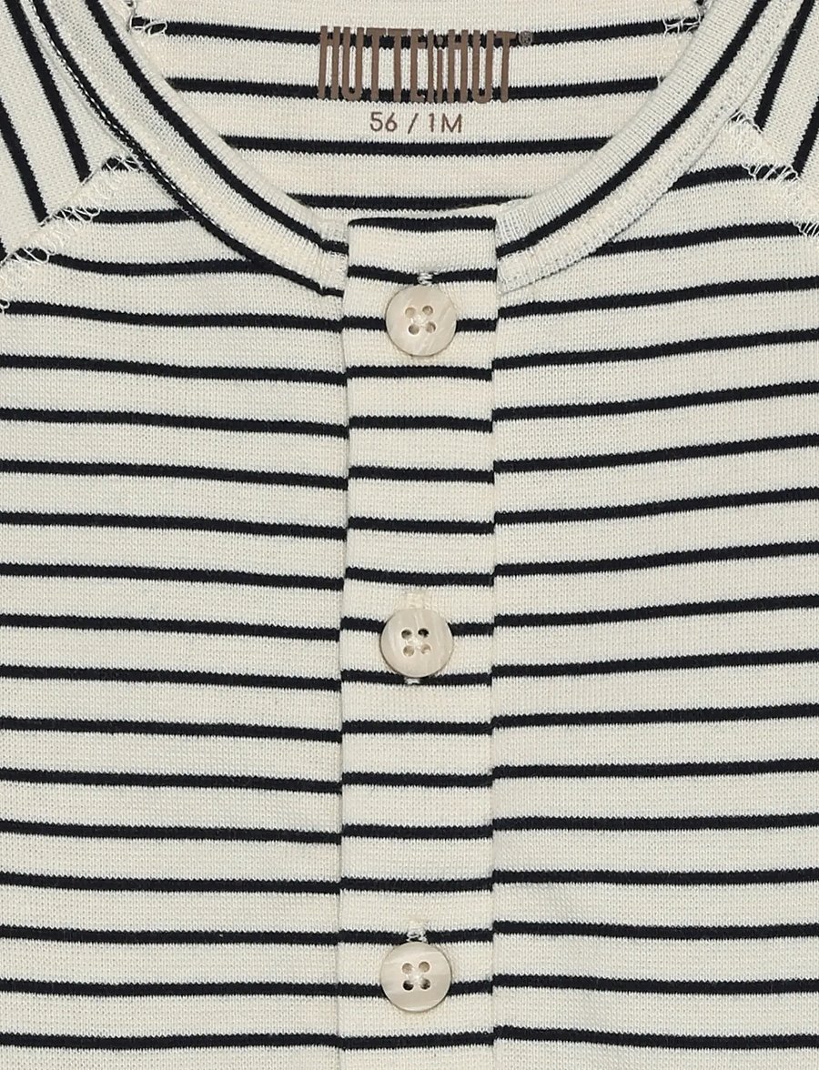 Huttelihut - Romper LS YD stripe - short-sleeved - navy blazer - 2