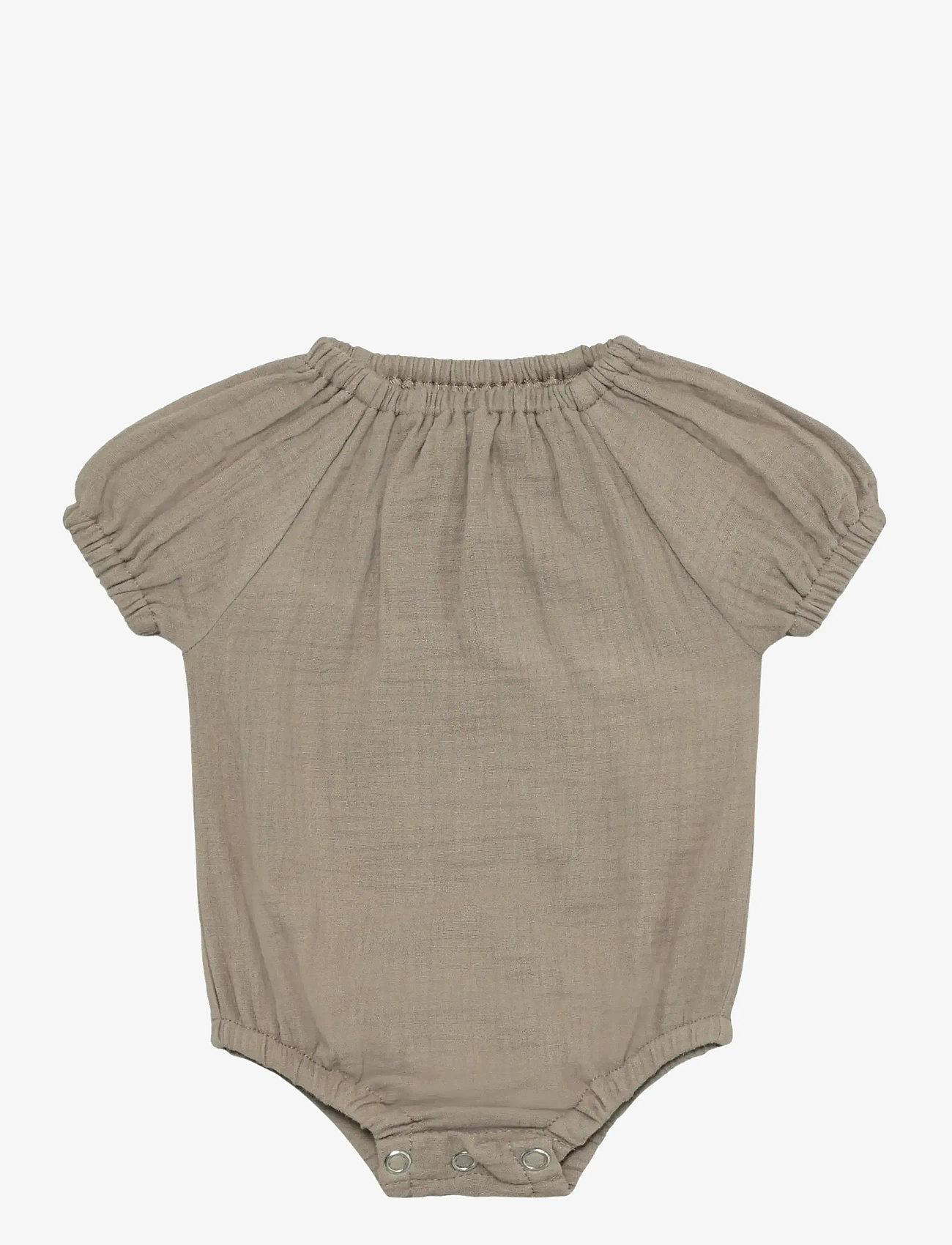 Huttelihut - Romper SS Muslin - kortærmede heldragter - moon rock - 0