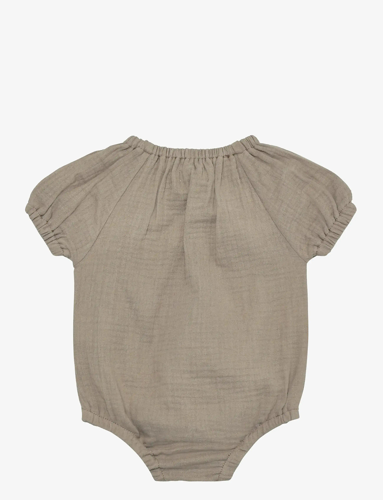 Huttelihut - Romper SS Muslin - kortærmede heldragter - moon rock - 1