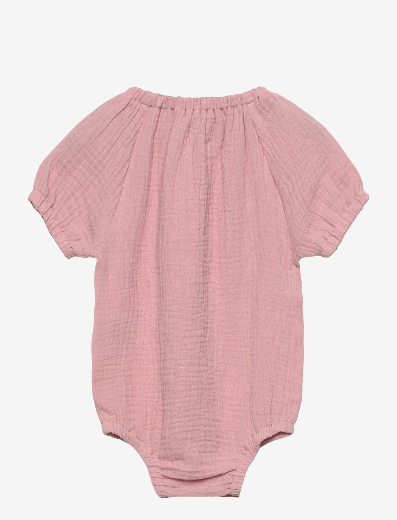 Huttelihut - Romper SS Muslin - kortærmede heldragter - pale mauve - 1