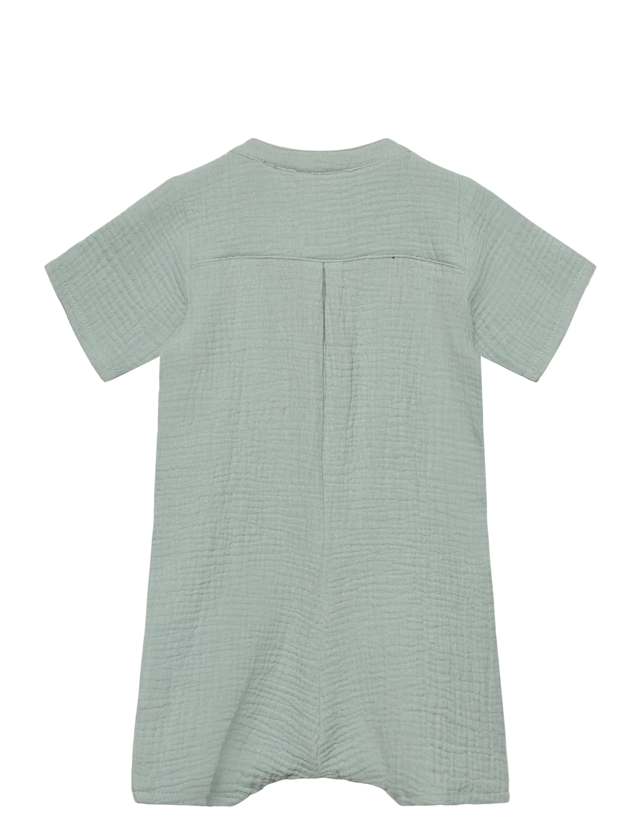 Huttelihut - Playsuit SS Muslin - short-sleeved bodies - gray mist - 1