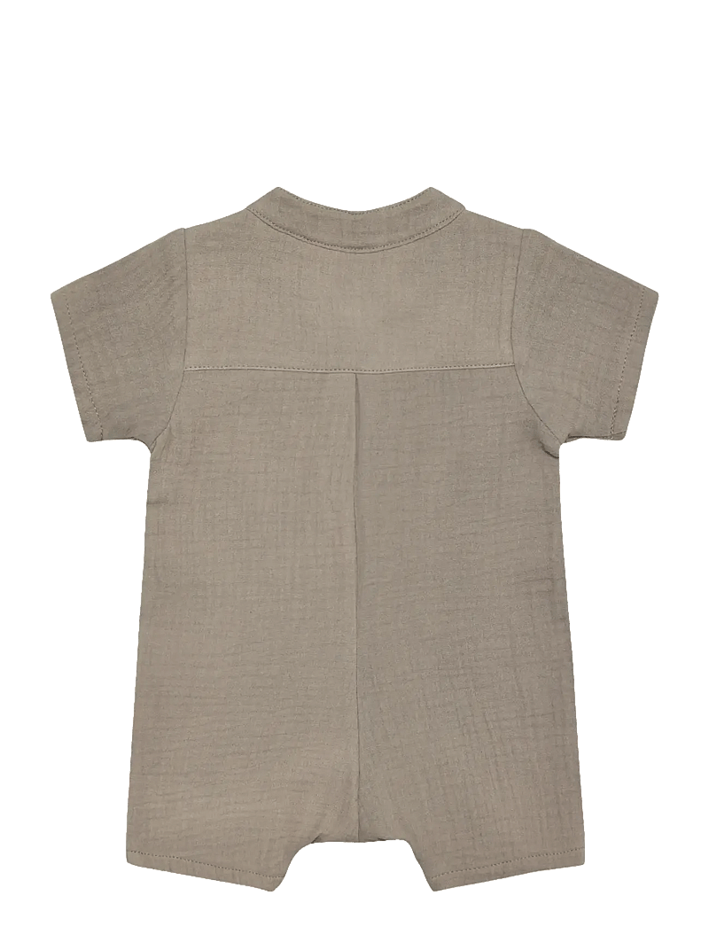 Huttelihut - Playsuit SS Muslin - kurzärmelige bodys - moon rock - 1