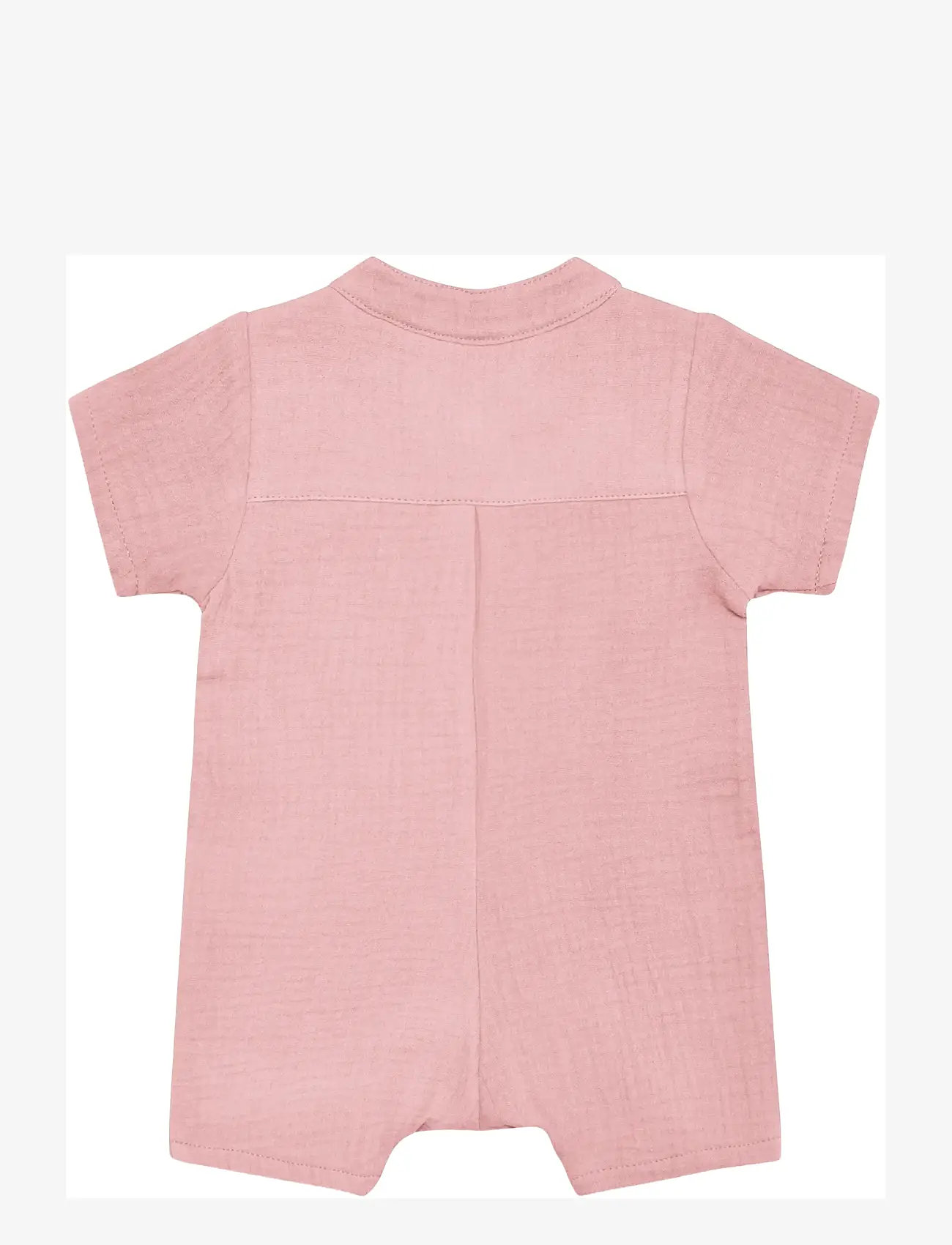 Huttelihut - Playsuit SS Muslin - kortærmede bodyer - pale mauve - 1