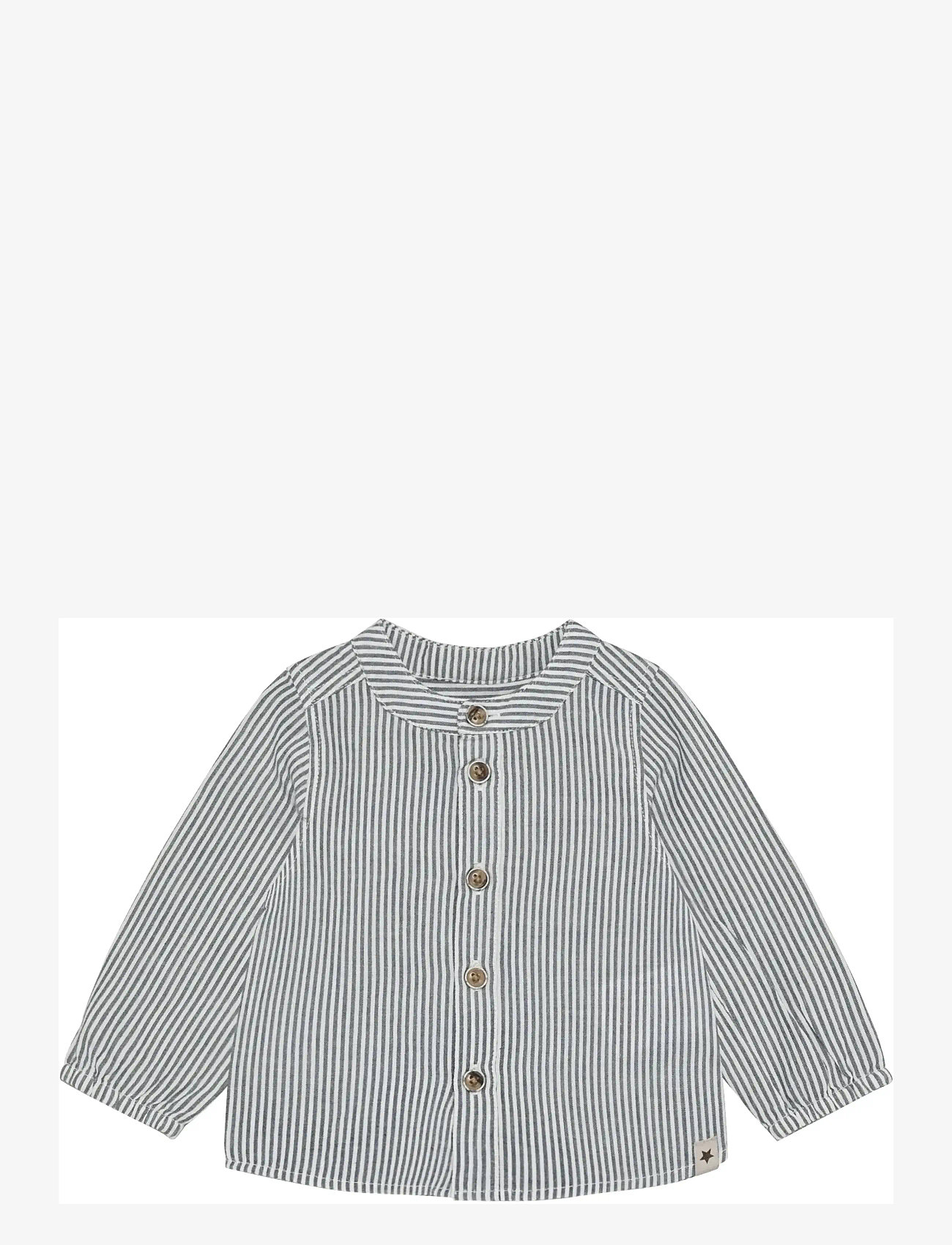 Huttelihut - Shirt LS YD Stripe - pikkade varrukatega särgid - bering sea - 1