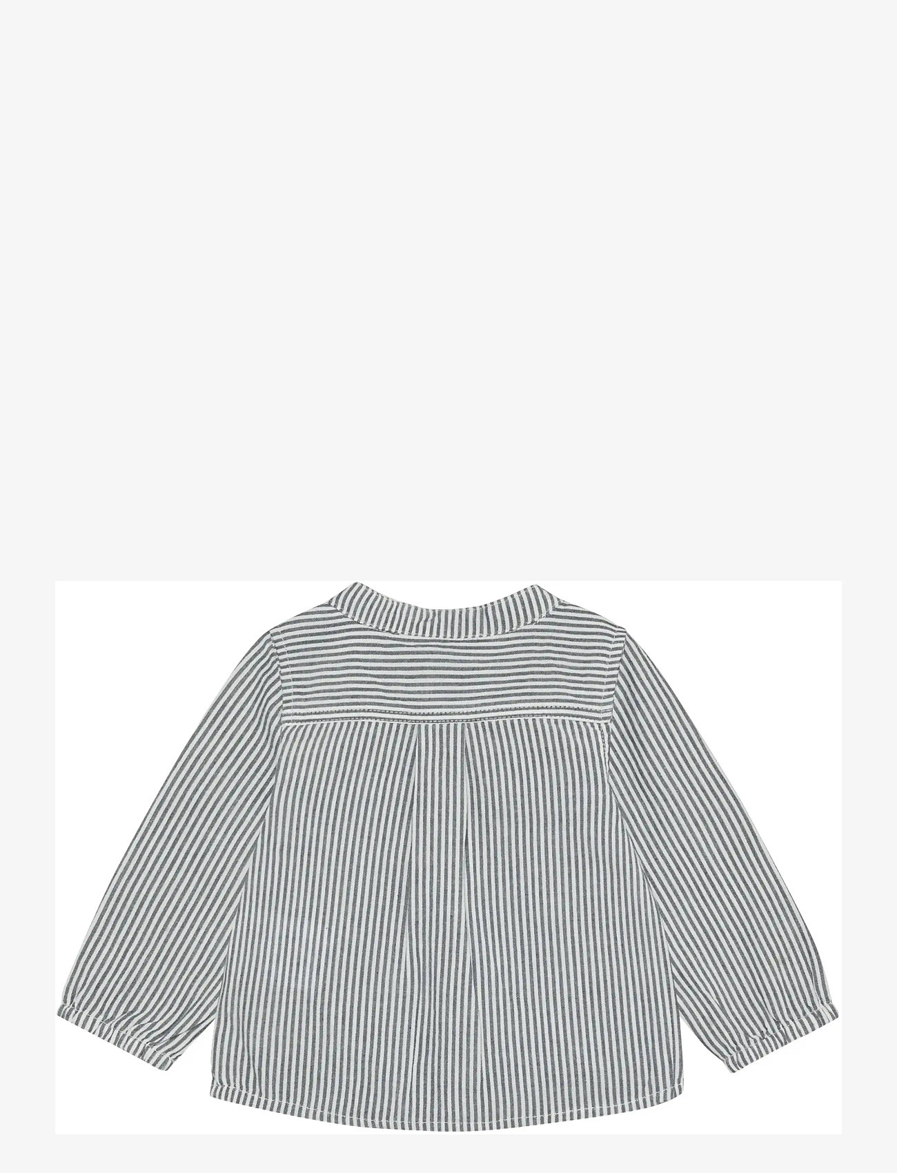 Huttelihut - Shirt LS YD Stripe - pikkade varrukatega särgid - bering sea - 2