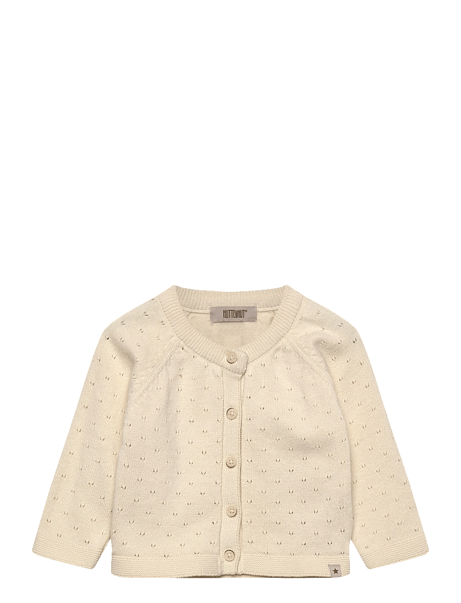Huttelihut - Cardigan Knit - cardigans - antique white - 0