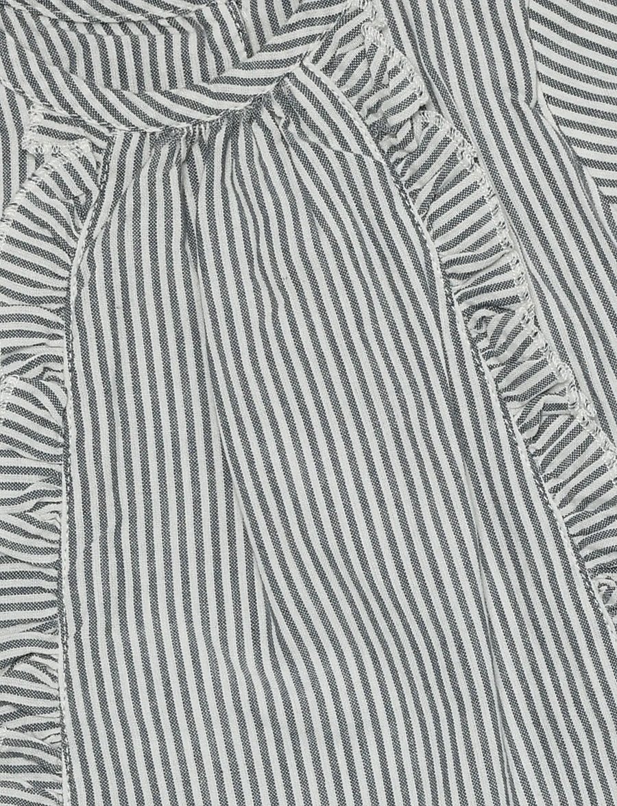Huttelihut - Dress SS YD Stripe - kortærmede babykjoler - bering sea - 3