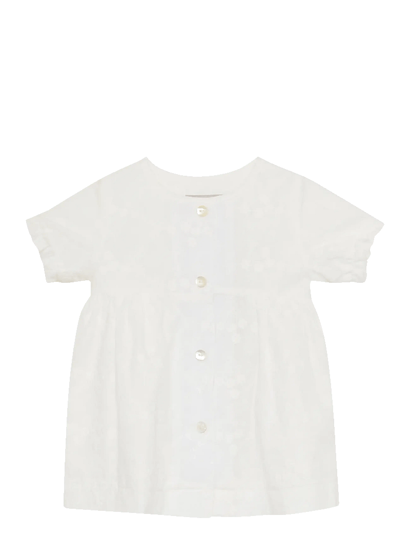 Huttelihut - Dress SS Embroidery - kurzärmelige babykleider - antique white - 0