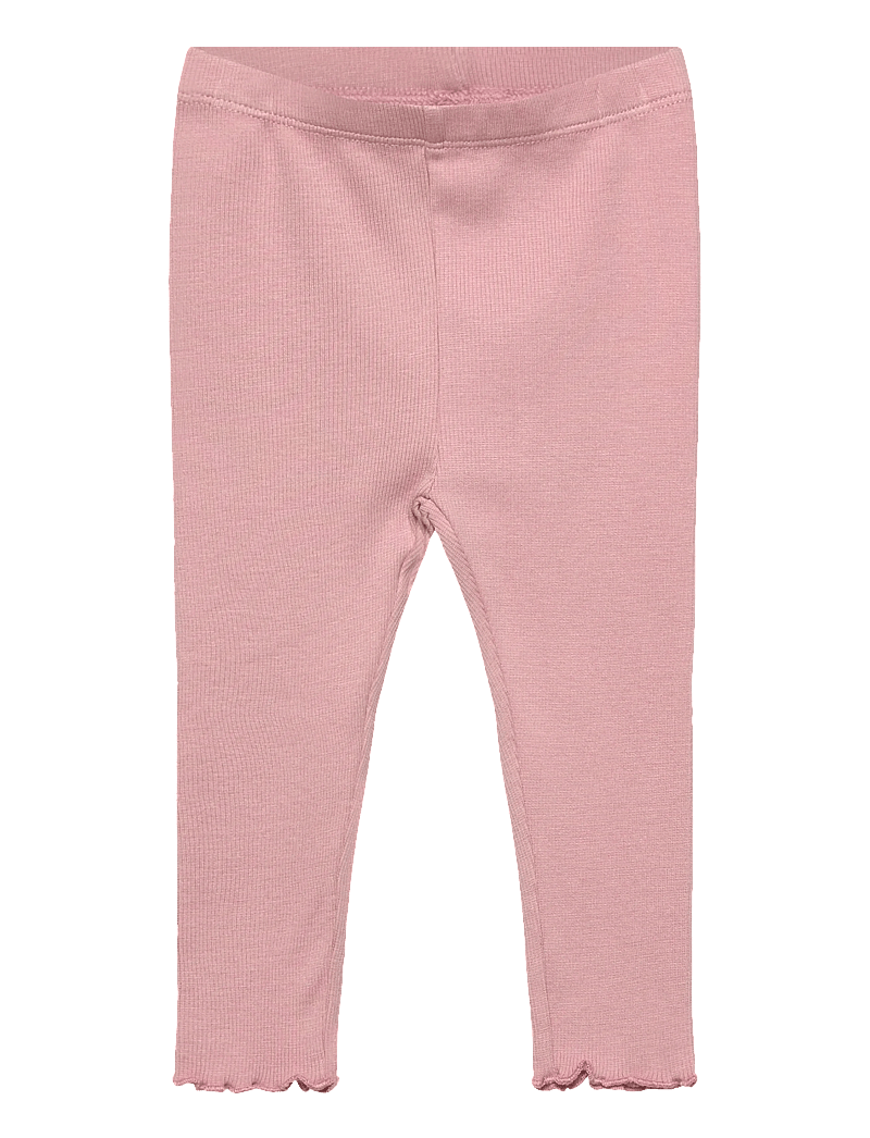 Huttelihut - Leggings Rib - leggings - pale mauve - 0
