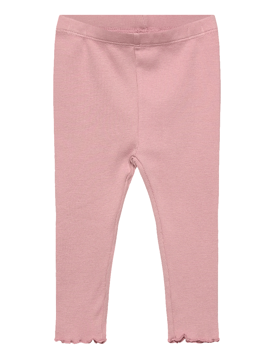 Huttelihut - Leggings Rib - legingi - pale mauve - 0