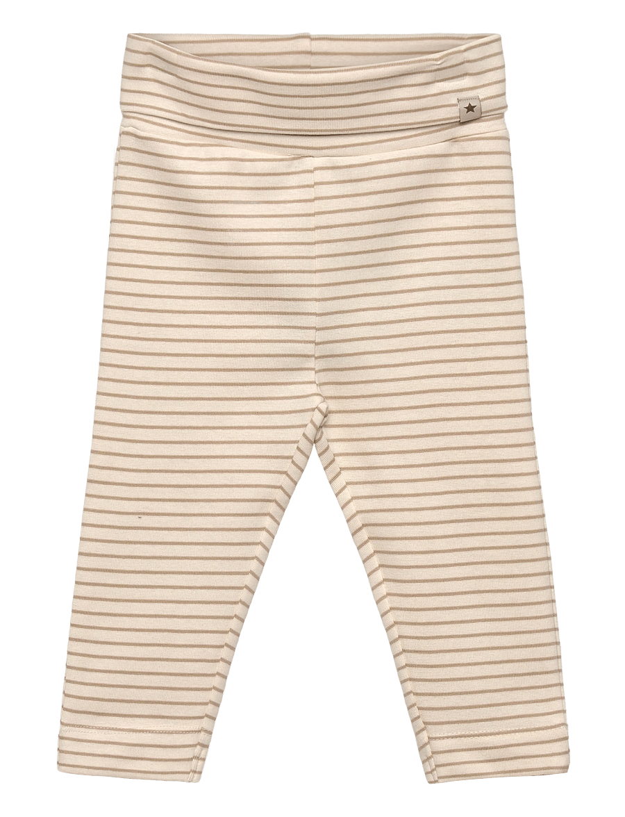 Huttelihut - Pants YD Stripe - leggings - white pepper - 0
