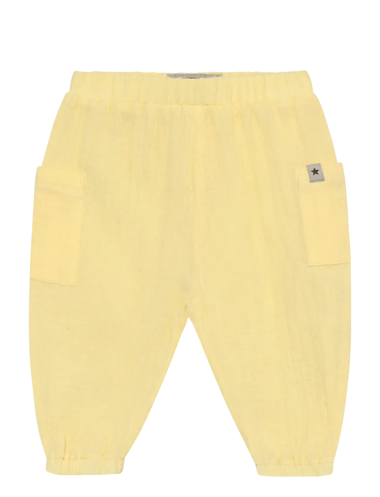 Huttelihut Pants Muslin, Børn, Musselin Bukser, Gul, Str: 68