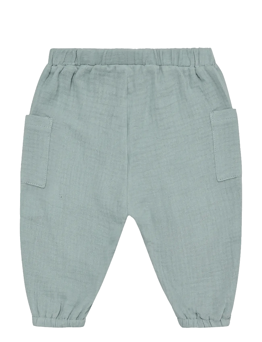 Huttelihut - Pants Muslin - babybukser - gray mist - 1