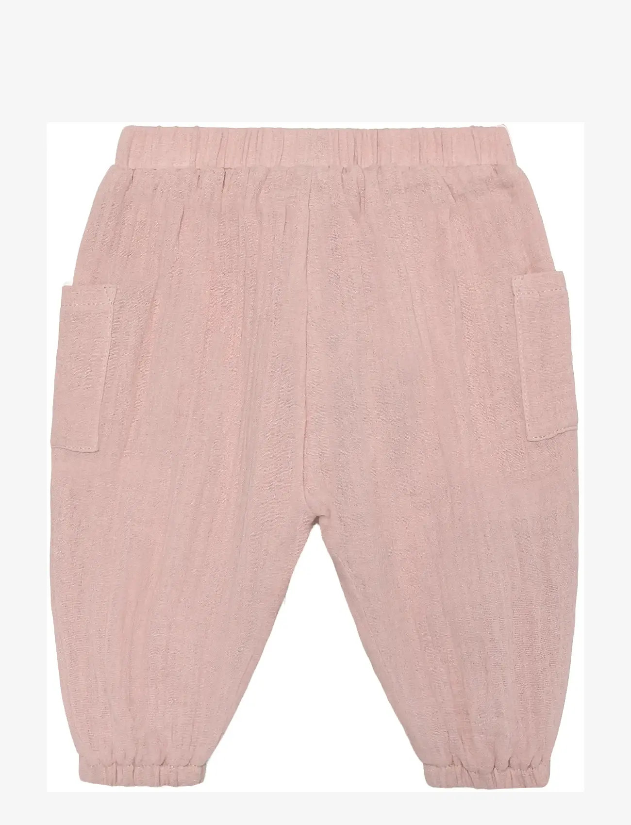 Huttelihut - Pants Muslin - babybukser - pale mauve - 1