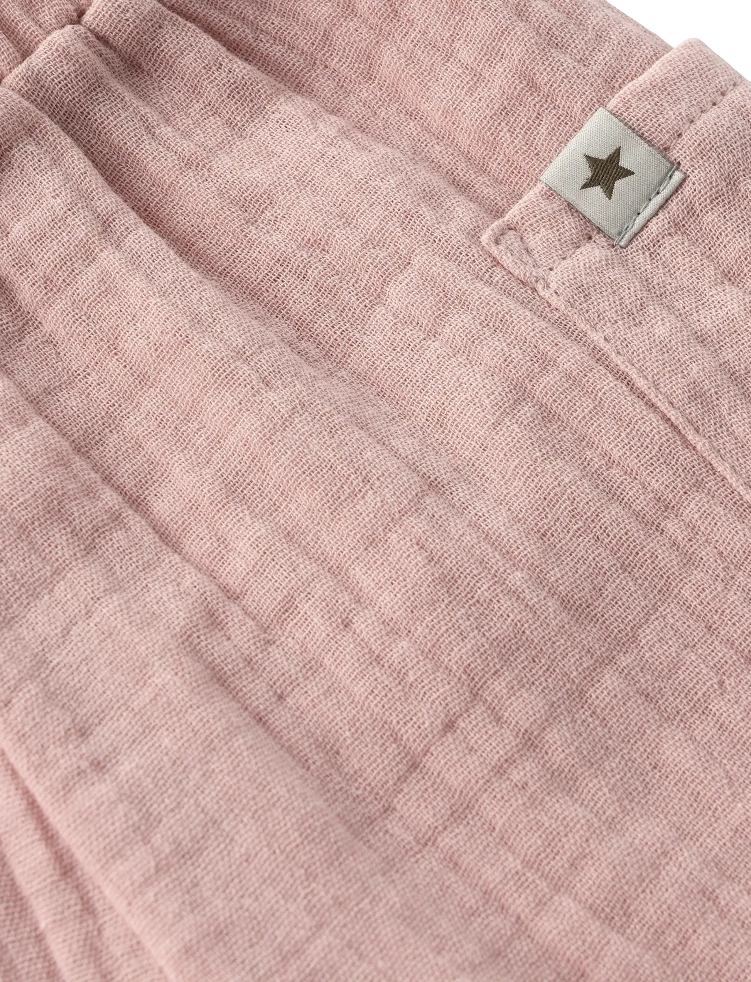 Huttelihut - Pants Muslin - babybukser - pale mauve - 2