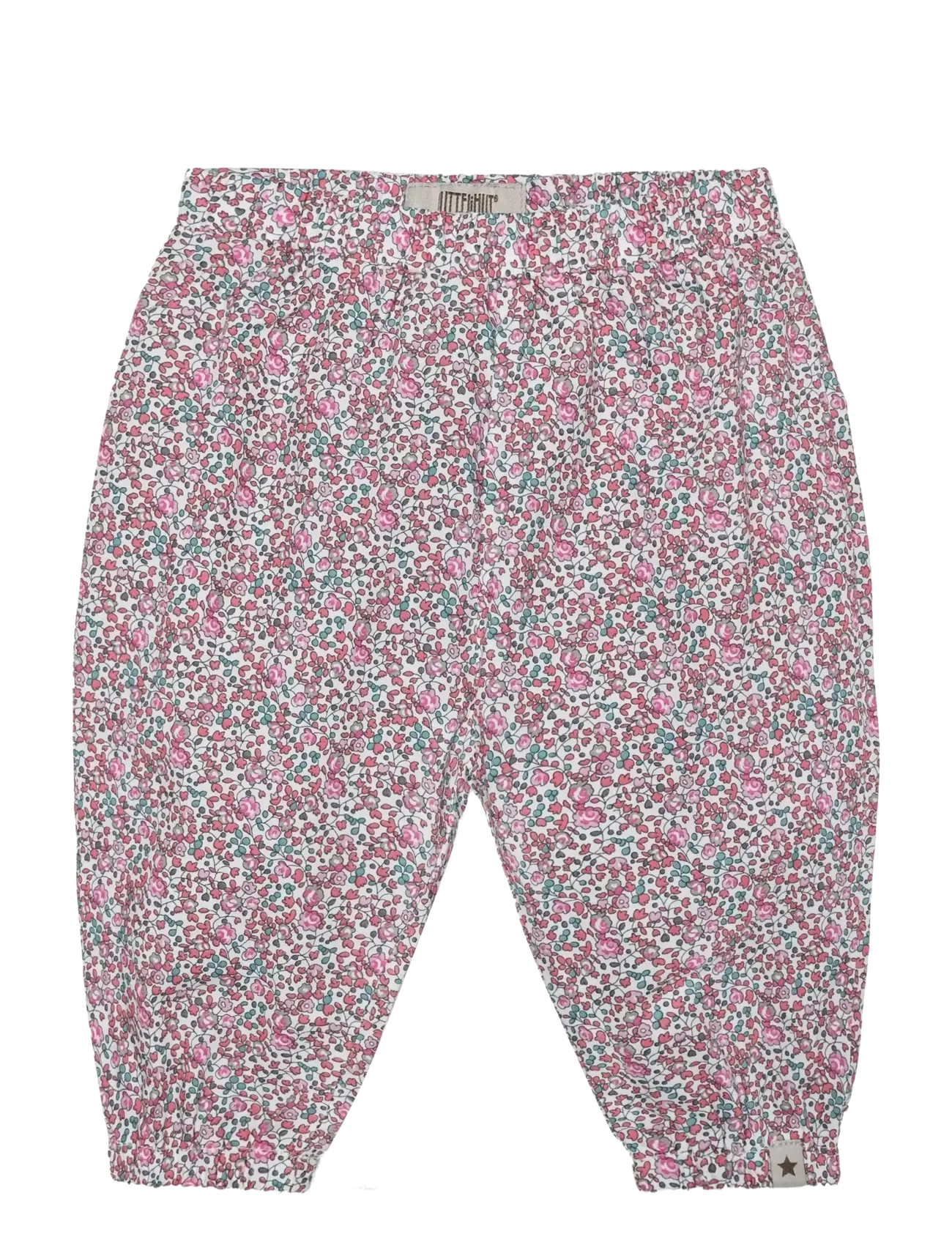 Huttelihut Pants in Liberty Fabric - Housut - PLUMERIA / pink/rose