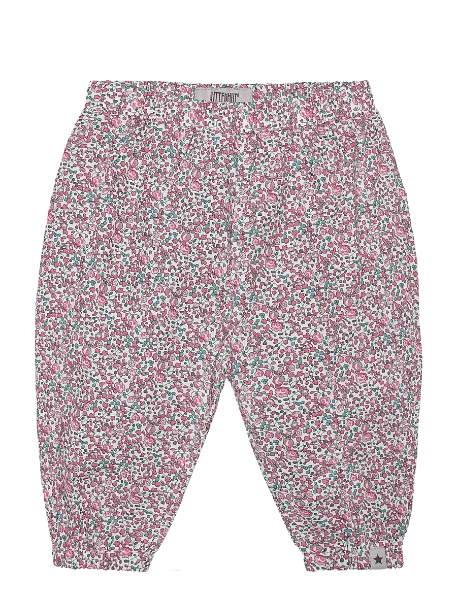 Huttelihut - Pants in Liberty Fabric - beebipüksid - plumeria - 0