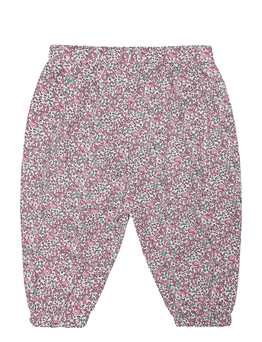 Huttelihut - Pants in Liberty Fabric - beebipüksid - plumeria - 1