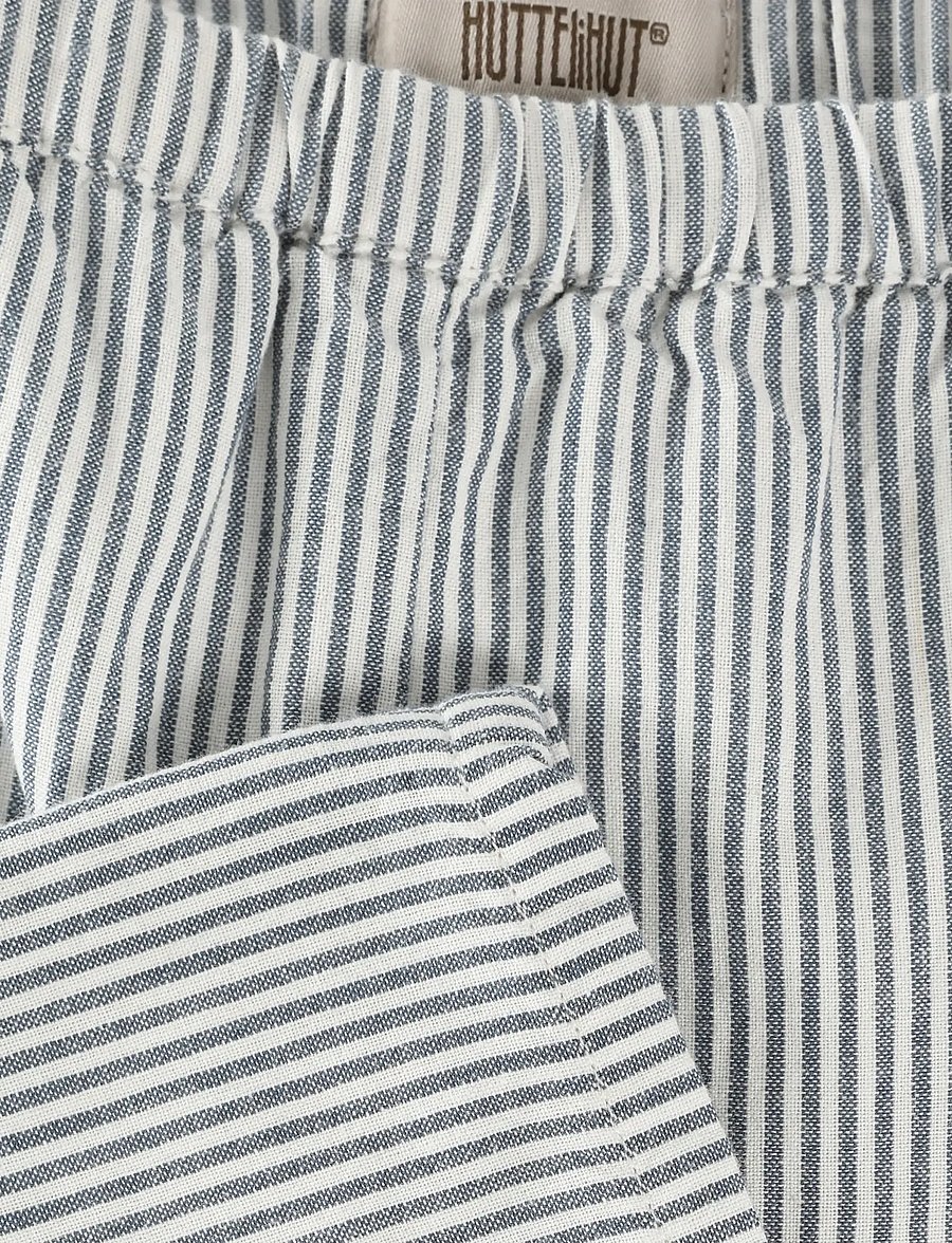Huttelihut - Pants YD Stripe - babybukser - bering sea - 2