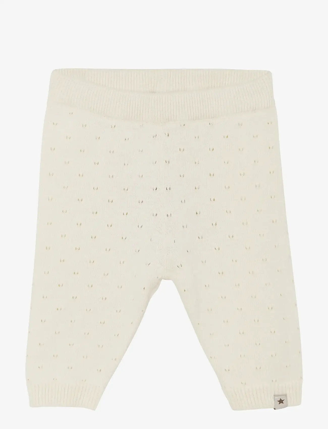Huttelihut - Pants Knit - babybukser - antique white - 0