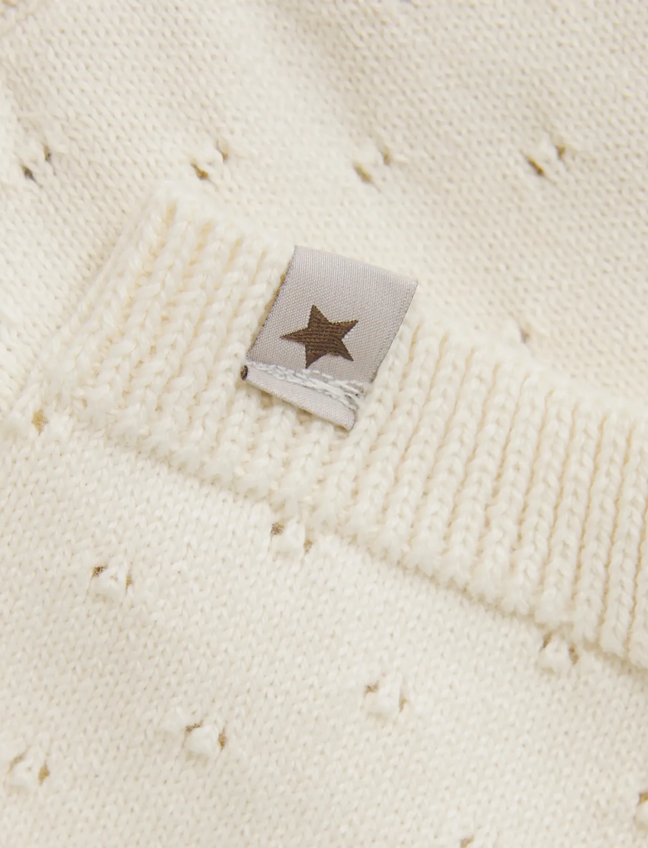 Huttelihut - Pants Knit - vauvojen housut - antique white - 2