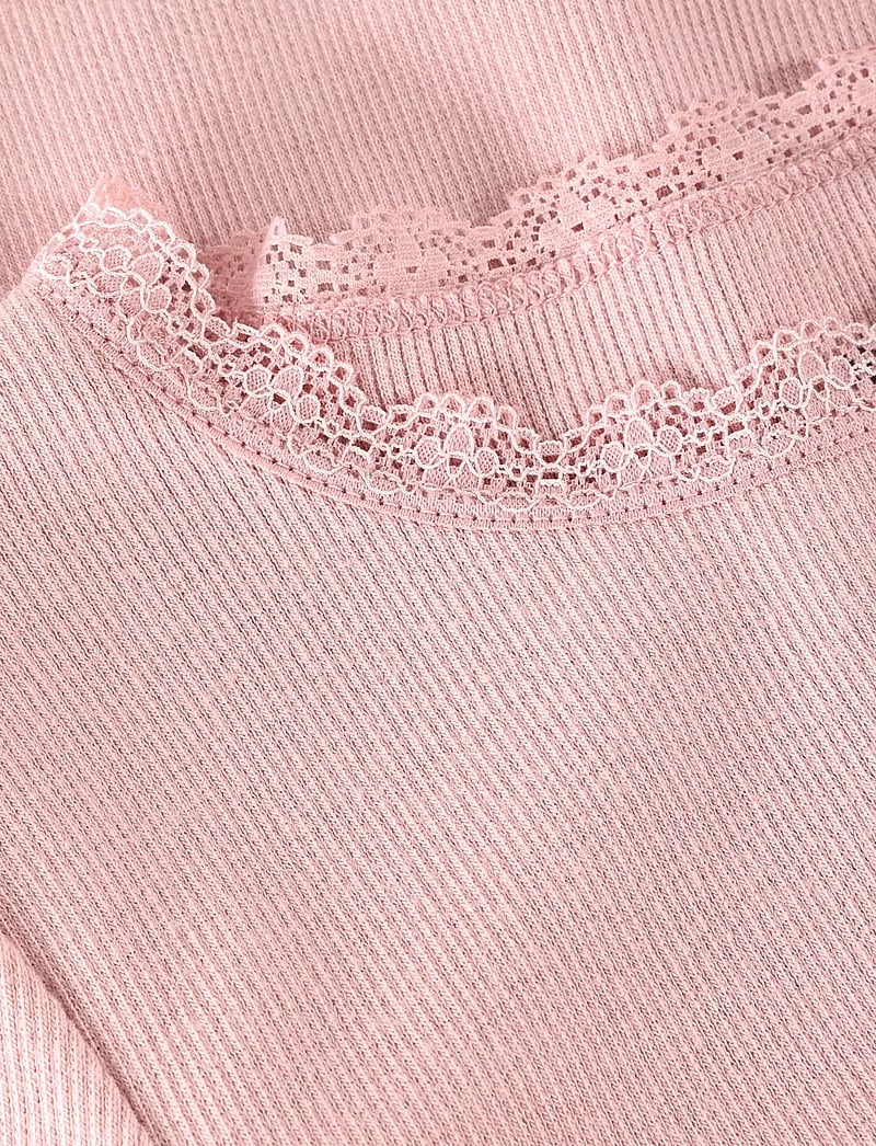 Huttelihut - T-shirt SS Rib - lühikeste varrukatega t-särgid - pale mauve - 2