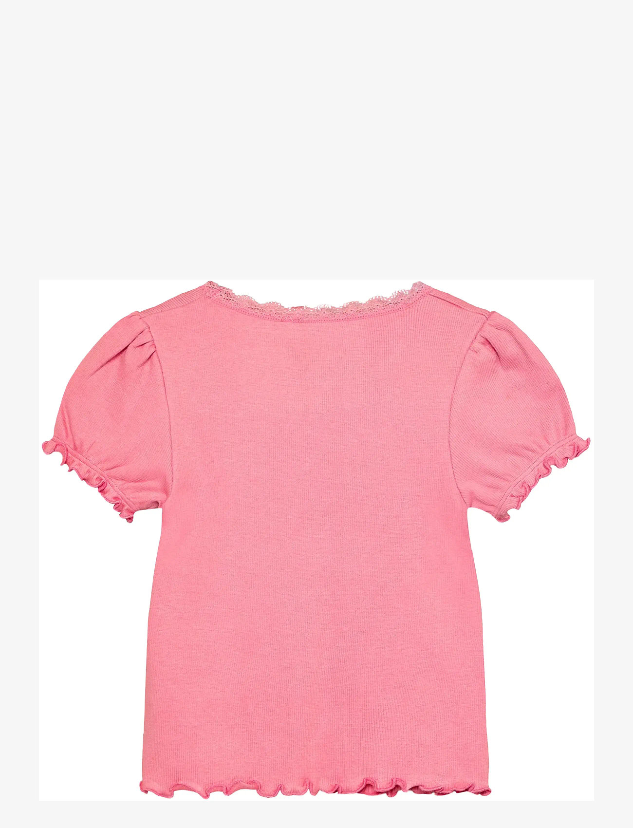 Huttelihut - T-shirt SS Rib - short-sleeved t-shirts - plumeria - 1