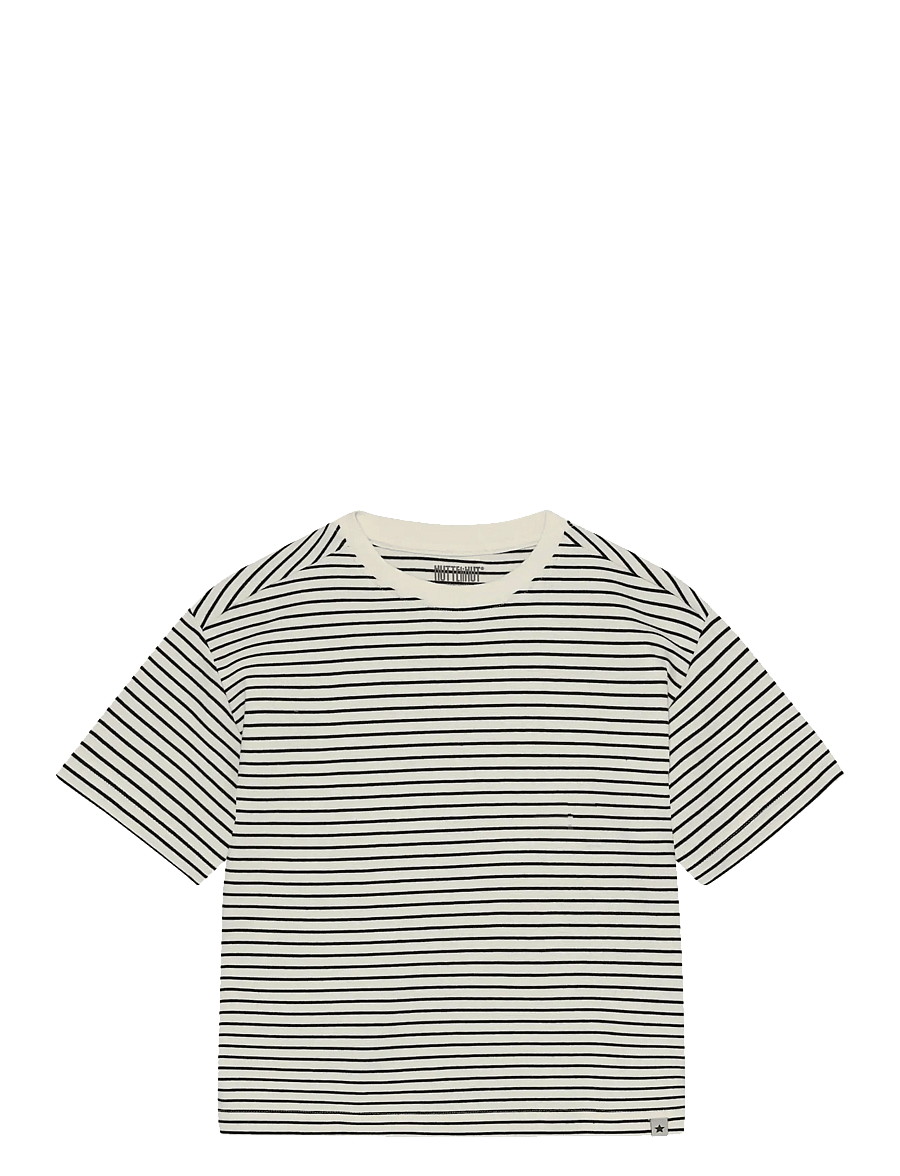 Huttelihut - T-shirt SS YD Stripe - lyhythihaiset t-paidat - navy blazer - 0