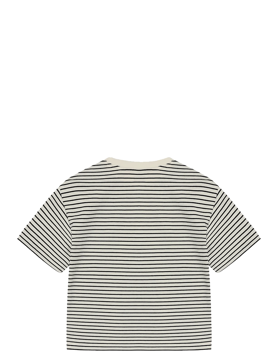 Huttelihut - T-shirt SS YD Stripe - lyhythihaiset t-paidat - navy blazer - 1
