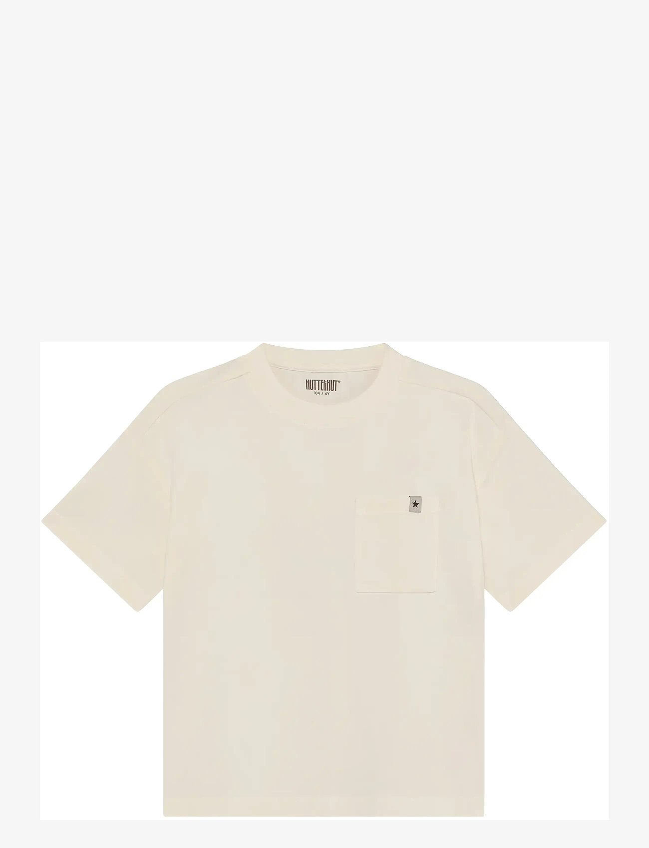 Huttelihut - T-Shirt SS - kortärmade t-shirts - antique white - 0