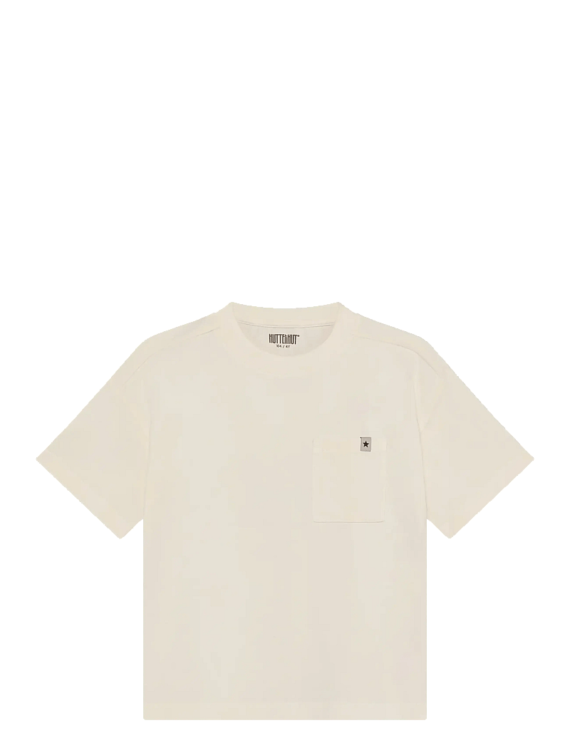 Huttelihut - T-Shirt SS - kortärmade t-shirts - antique white - 0