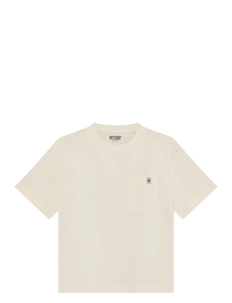 Huttelihut - T-Shirt SS - kortærmede t-shirts - antique white - 0