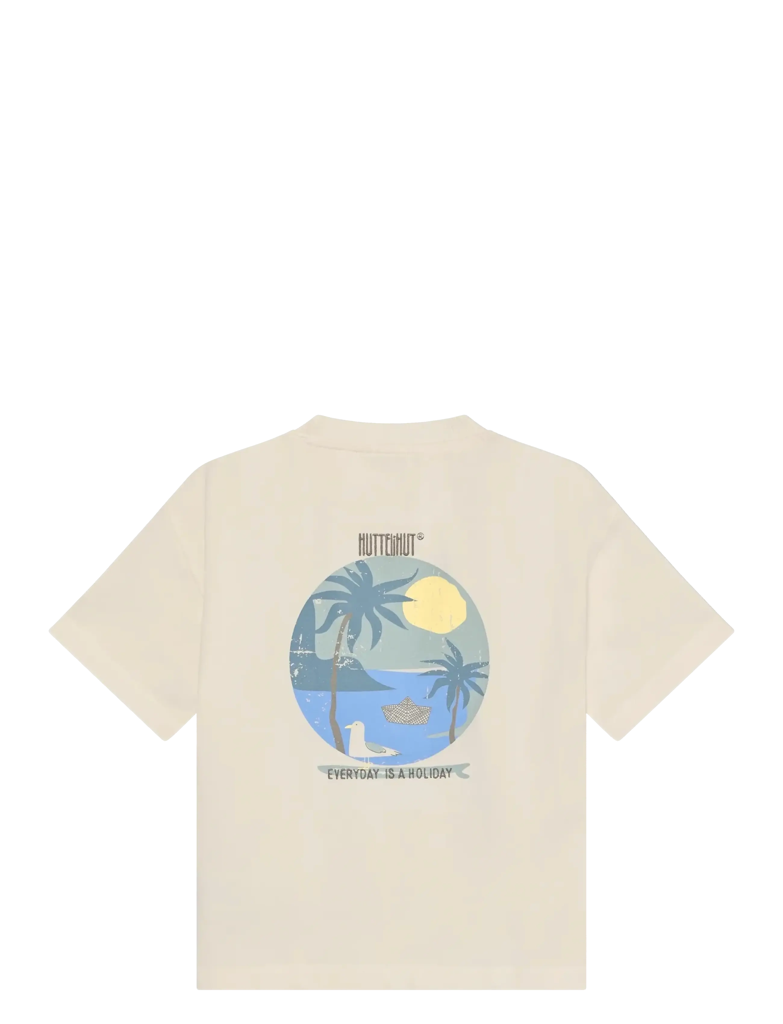 Huttelihut - T-Shirt SS - kortärmade t-shirts - antique white - 1