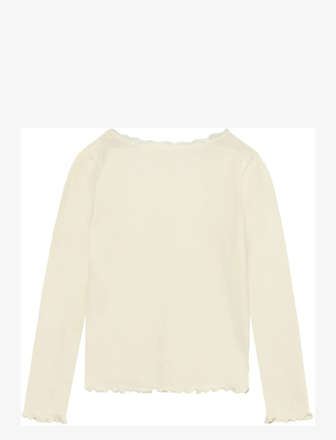 Huttelihut - T-shirt LS Rib - blusen & tuniken - antique white - 1