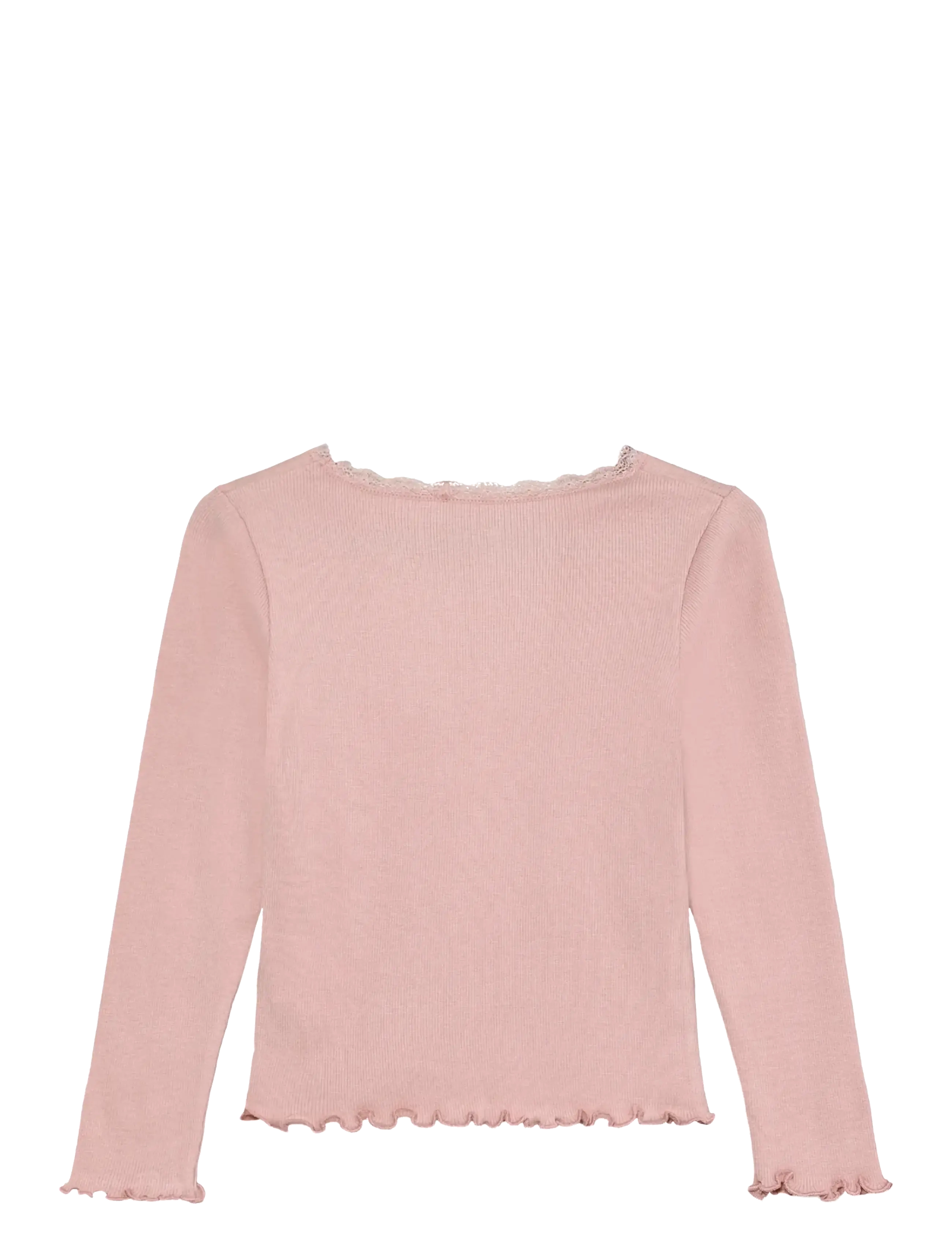 Huttelihut - T-shirt LS Rib - blusar & tunikor - pale mauve - 1