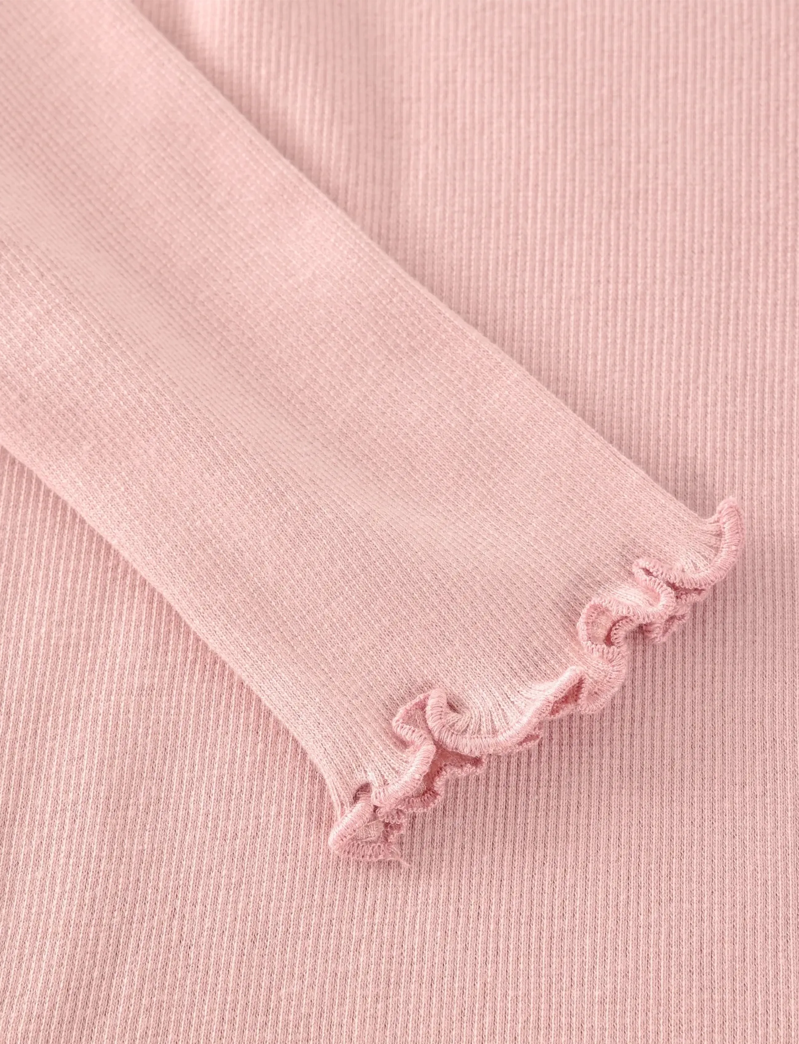 Huttelihut - T-shirt LS Rib - blusar & tunikor - pale mauve - 2
