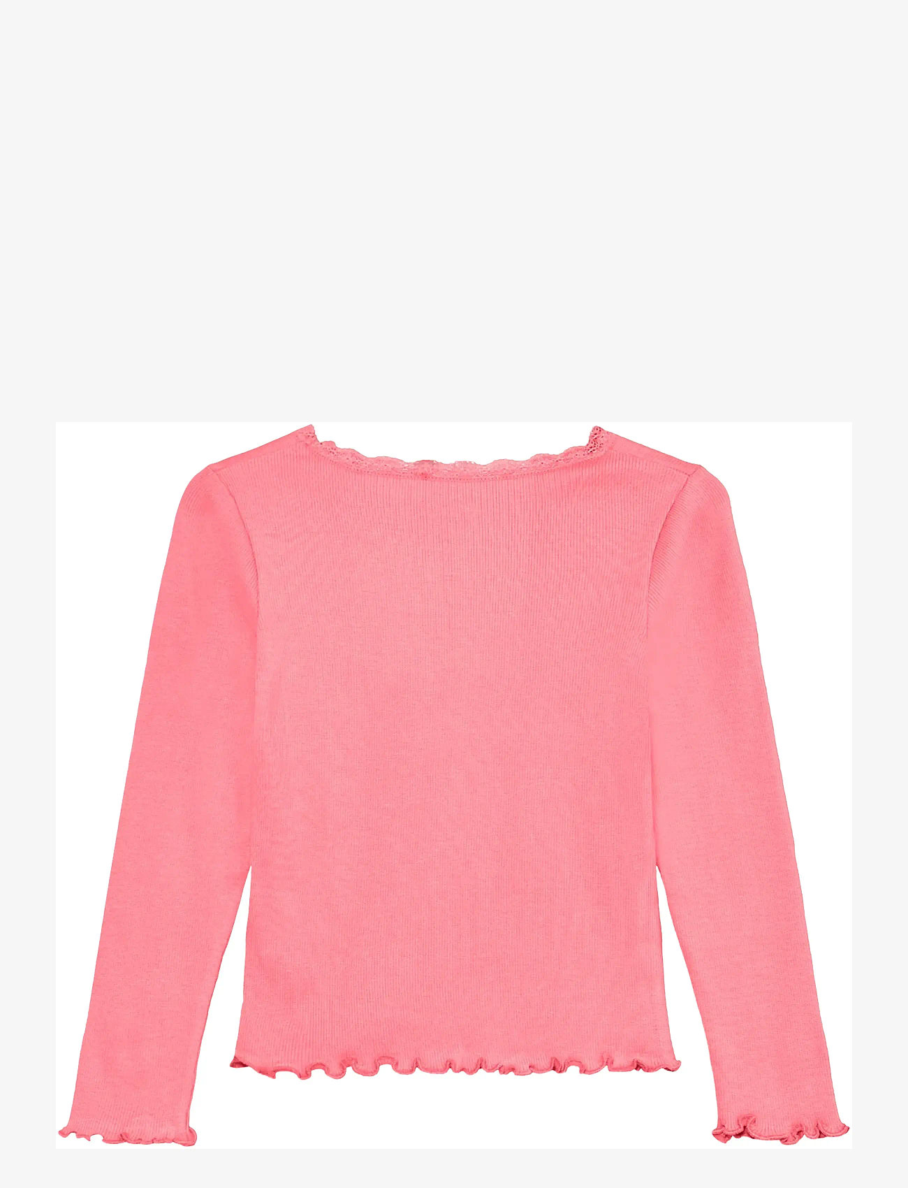 Huttelihut - T-shirt LS Rib - blusen & tuniken - plumeria - 1