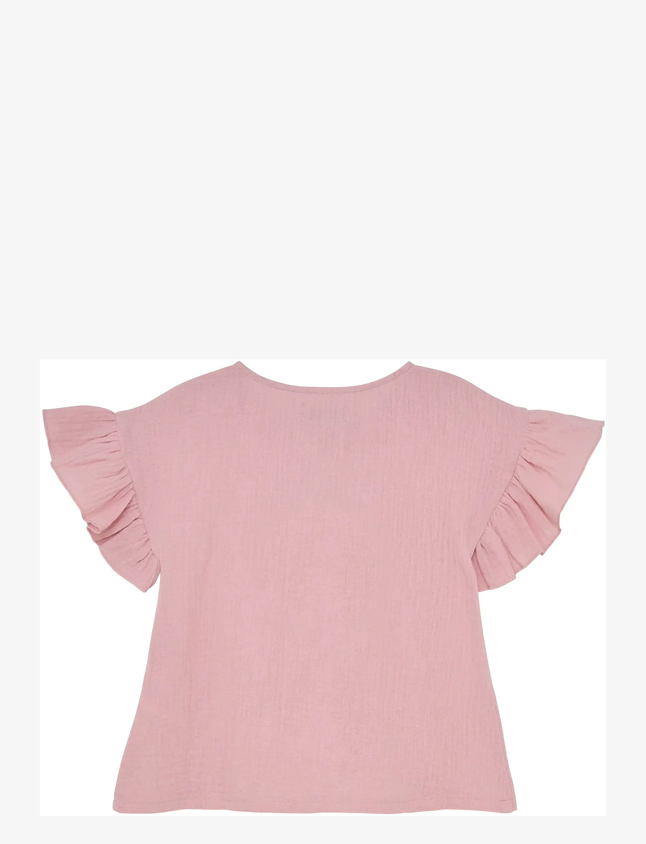 Huttelihut - Blouse SS Muslin - pluusid ja tuunikad - pale mauve - 1