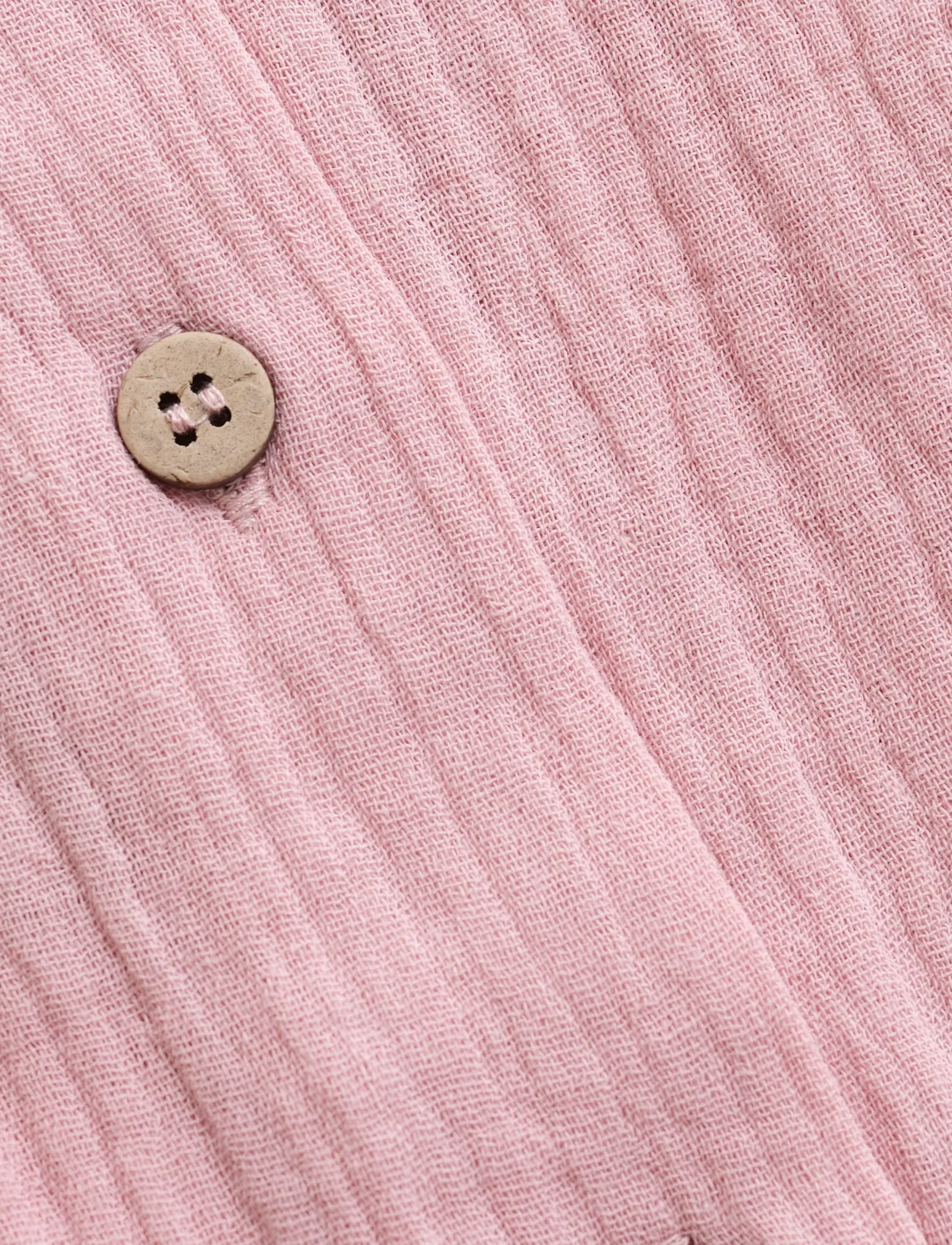 Huttelihut - Blouse SS Muslin - blusen & tuniken - pale mauve - 2