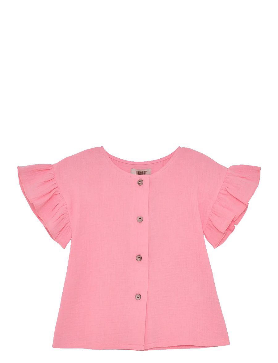 Huttelihut - Blouse SS Muslin - blusar & tunikor - plumeria - 0
