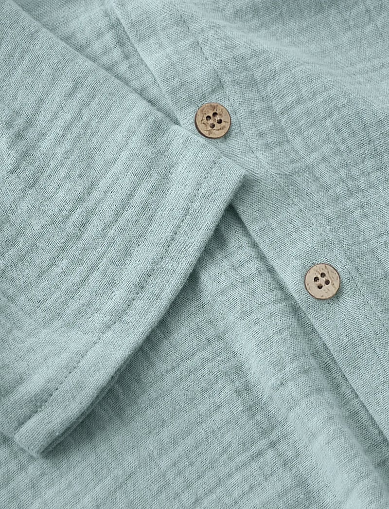 Huttelihut - Shirt SS Muslin - kurzärmlige hemden - gray mist - 2