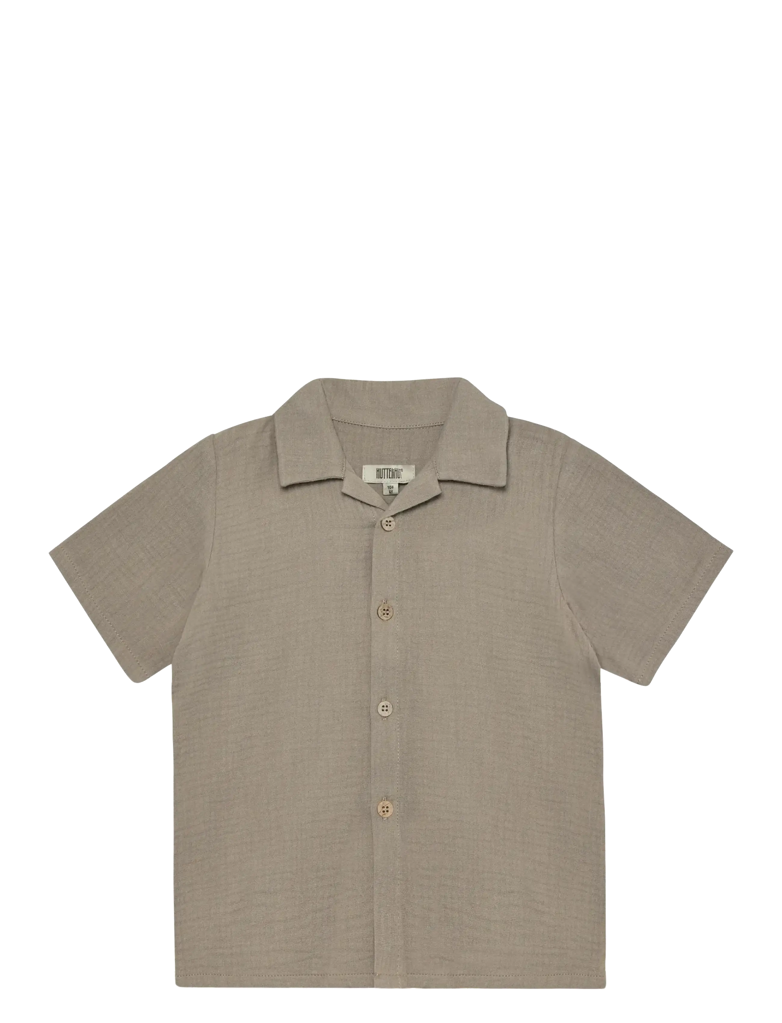 Huttelihut Shirt SS Muslin - Huttelihut - MOON ROCK / beige