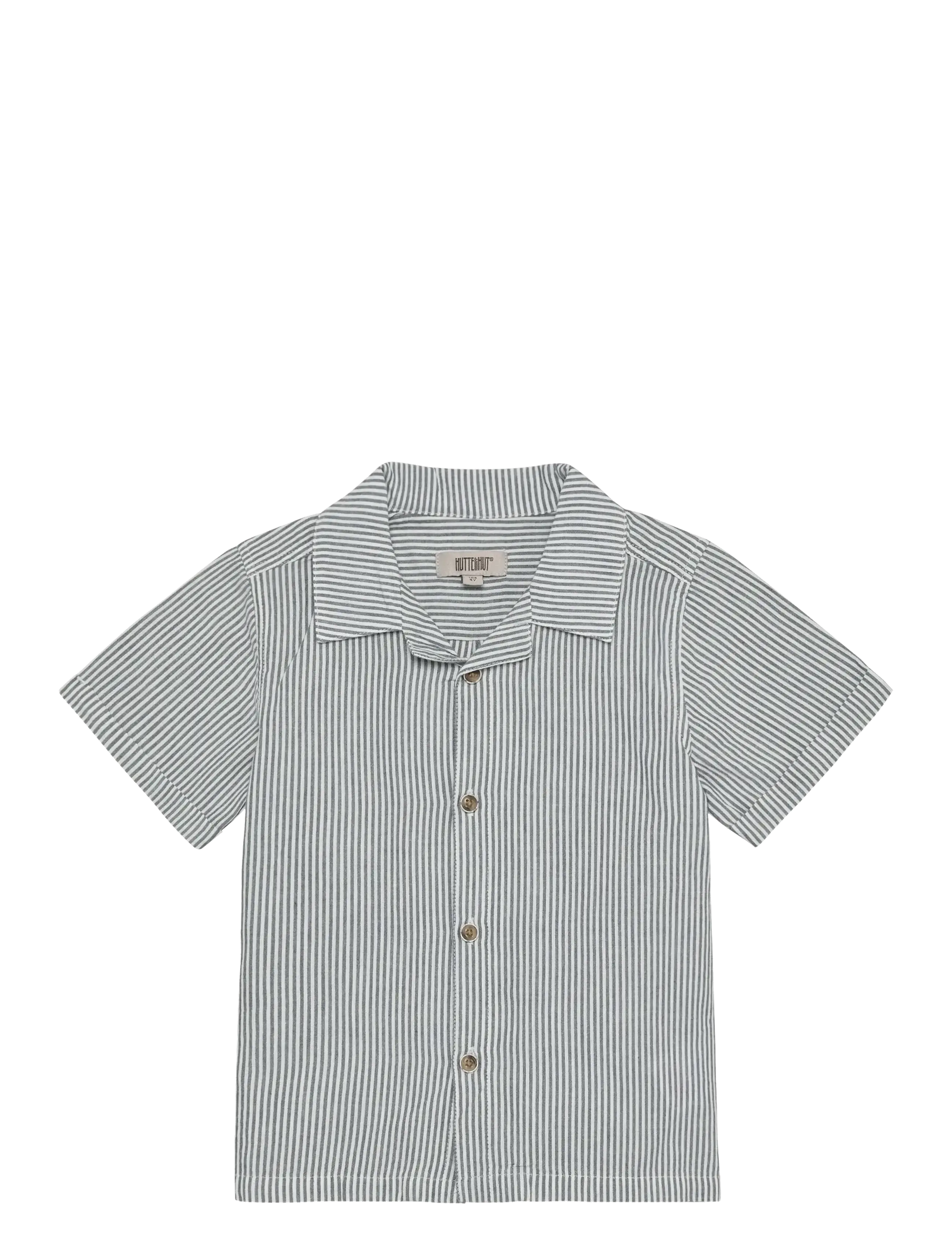 Huttelihut Shirt SS YD Stripe - Overdele - BERING SEA / multi