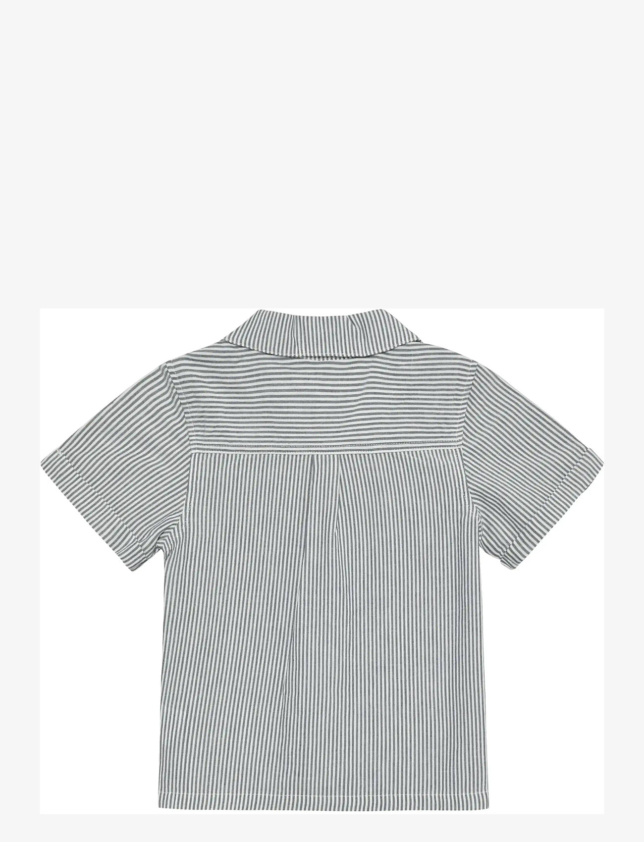 Huttelihut - Shirt SS YD Stripe - kurzärmlige hemden - bering sea - 2