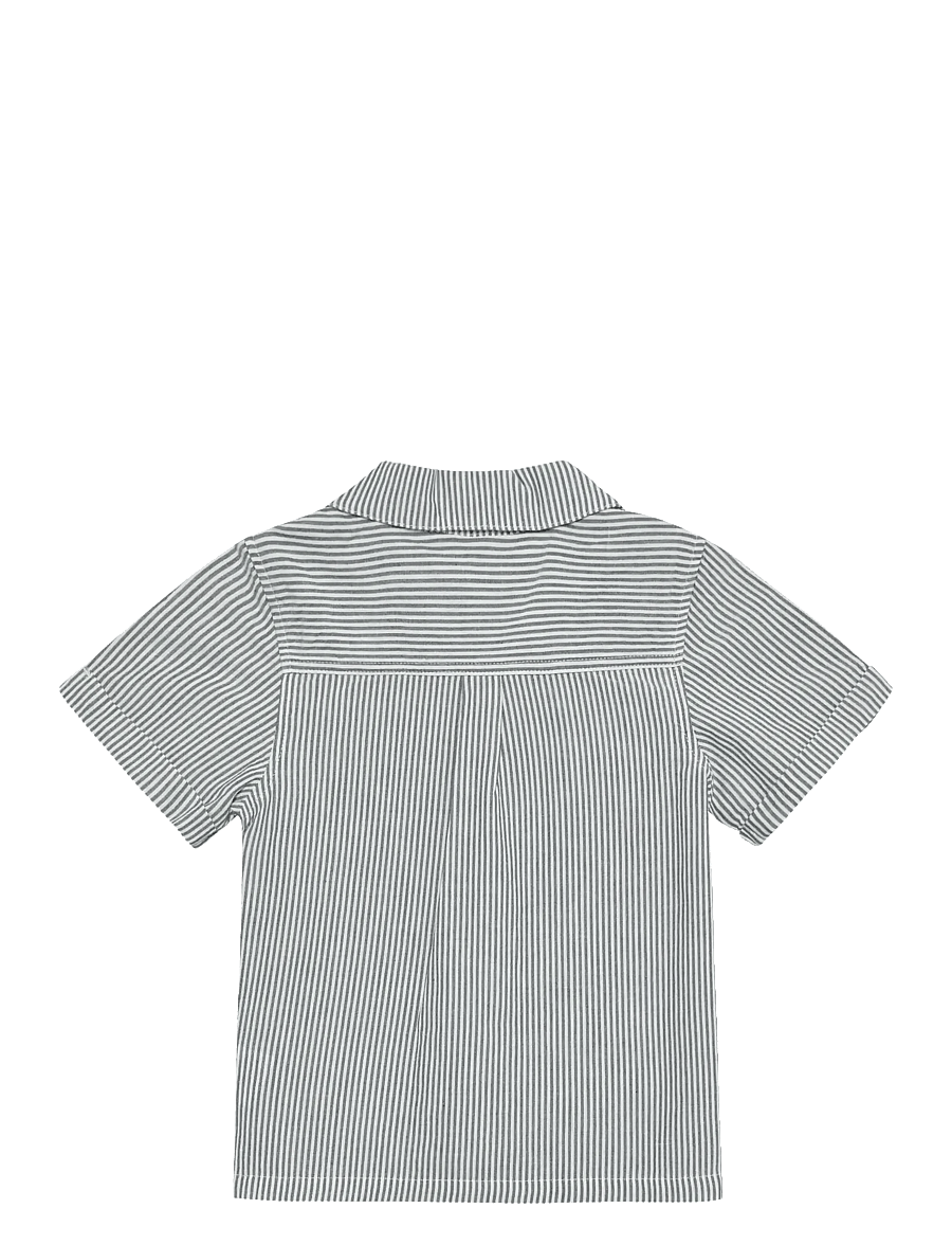 Huttelihut - Shirt SS YD Stripe - short-sleeved shirts - bering sea - 2