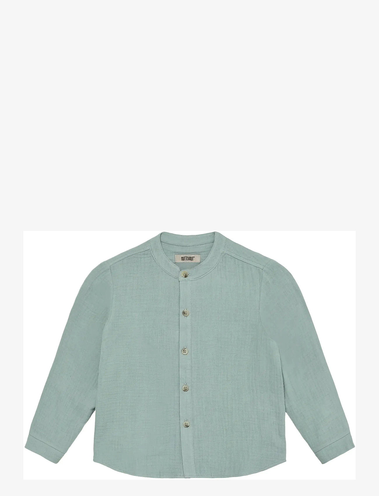 Huttelihut - Shirt LS Muslin - langærmede skjorter - gray mist - 0